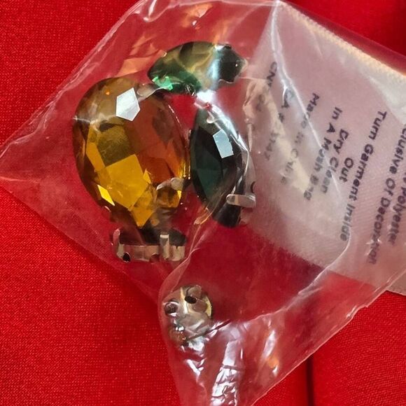 Talbots Womens Pineapple Print Sleeveless Jeweled Sheath Dress Plus Size 18W - Picture 12 of 12